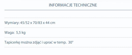 chicco fotelik KEY wymiary dane techniczne 